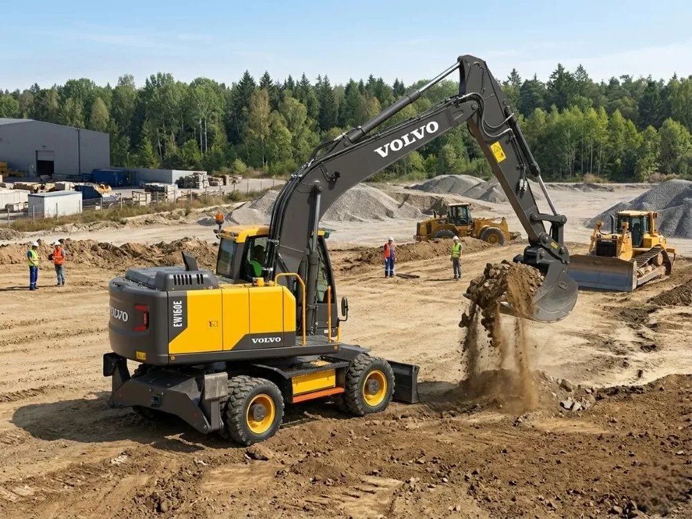 Экскаватор колесный Volvo EW205D