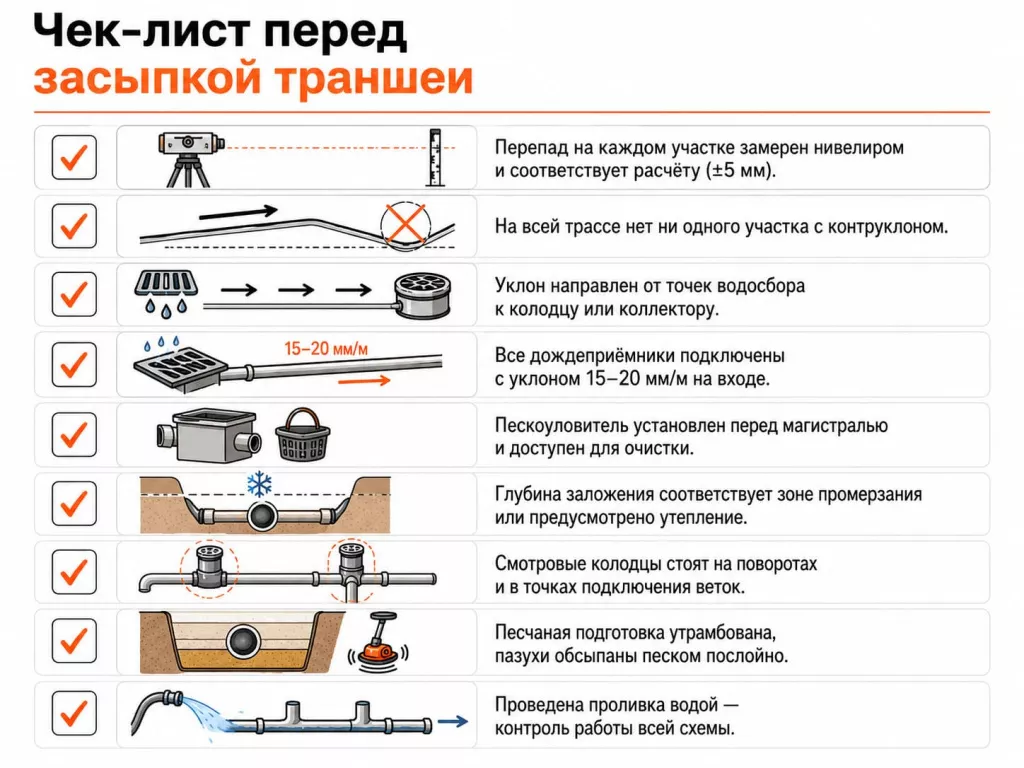Ошибки при выборе уклона