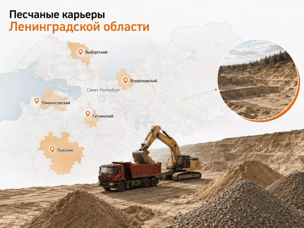 Песчаные карьеры Ленинградской области