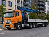 Манипулятор КМУ HIAB на шасси Mercedes Benz