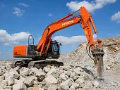 Экскаватор гидравлический Hitachi ZX250LCH-5G с гидромолотом