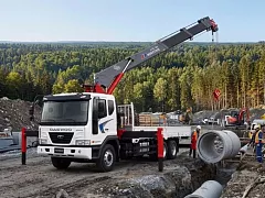 Манипулятор КМУ Horyong HRS 206 на шасси DAEWOO