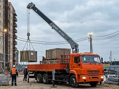 Манипулятор КМУ UNIC K-500 на шасси КамАЗ