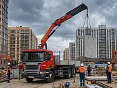 Манипулятор КМУ PALFINGER PK 20001-K на шасси Scania